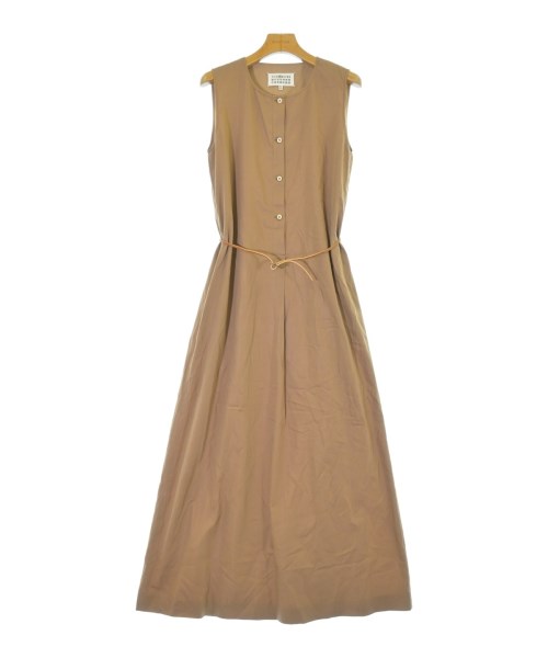 Maison Margiela(メゾンマルジェラ)ワンピース 茶 サイズ:38(S位)/2200684643014