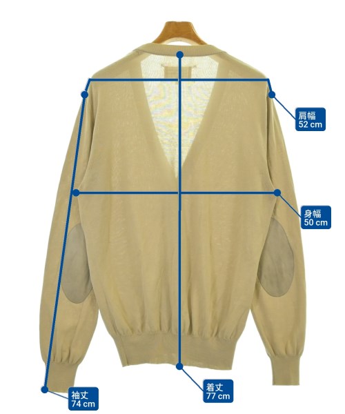 Maison Margiela（メゾンマルジェラ）カーディガン ベージュ サイズ:L メンズ/2200684745138