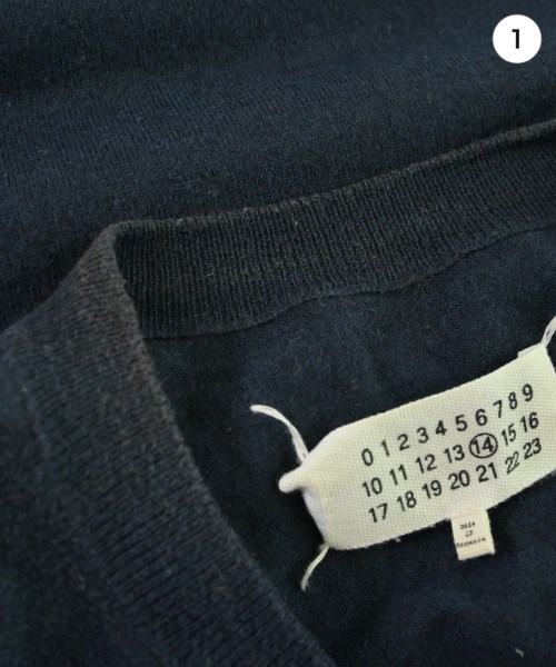 Maison Margiela（メゾンマルジェラ）カーディガン 紺 サイズ:L メンズ/2200684745145