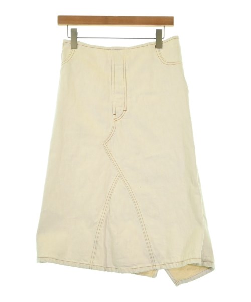 Maison Margiela（メゾンマルジェラ）ひざ丈スカート 白 サイズ:38(S位) レディース/2200677627021