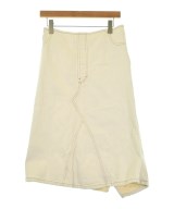 Maison Margiela（メゾンマルジェラ）ひざ丈スカート 白 サイズ:38(S位) レディース/2200677627021