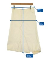 Maison Margiela（メゾンマルジェラ）ひざ丈スカート 白 サイズ:38(S位) レディース/2200677627021