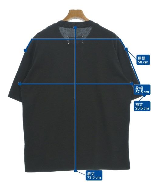 Maison Margiela（メゾンマルジェラ）Tシャツ・カットソー 黒 サイズ:44(S位) メンズ/2200685223055