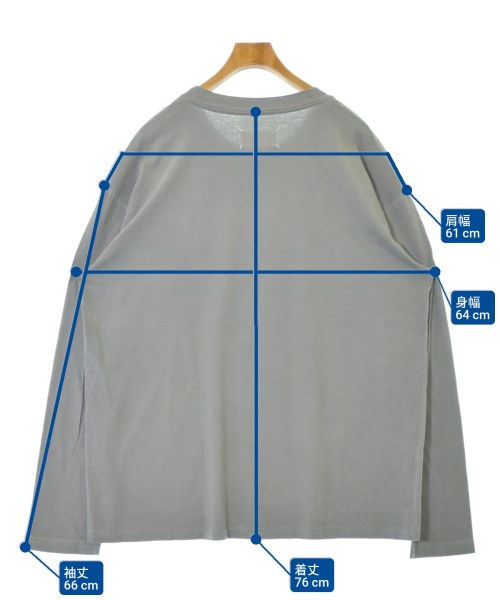 Maison Margiela（メゾンマルジェラ）Tシャツ・カットソー グレー サイズ:48(L位) メンズ/2200685513071