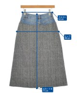 Maison Margiela（メゾンマルジェラ）ロング・マキシ丈スカート グレー サイズ:40(M位) レディース/2200680625144