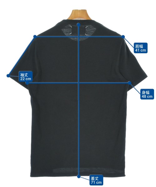Maison Margiela（メゾンマルジェラ）Tシャツ・カットソー 黒 サイズ:46(M位) メンズ/2200686185109
