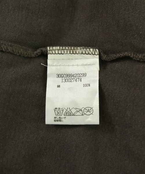 Maison Margiela（メゾンマルジェラ）Tシャツ・カットソー 茶 サイズ:L メンズ/2200687524037