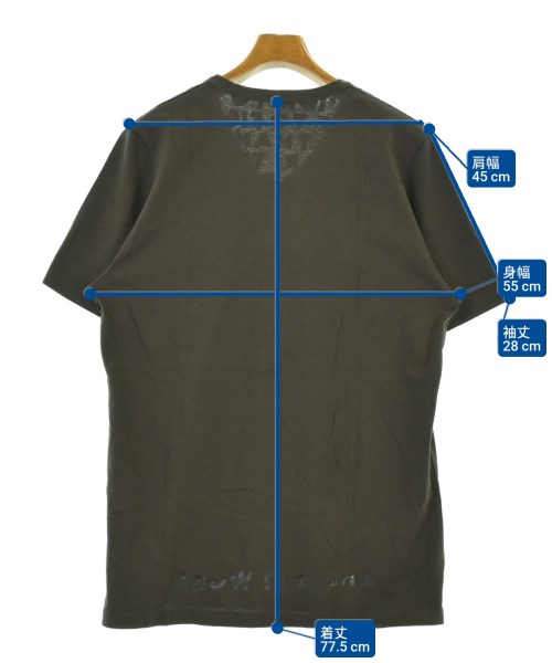 Maison Margiela（メゾンマルジェラ）Tシャツ・カットソー 茶 サイズ:L メンズ/2200687524037