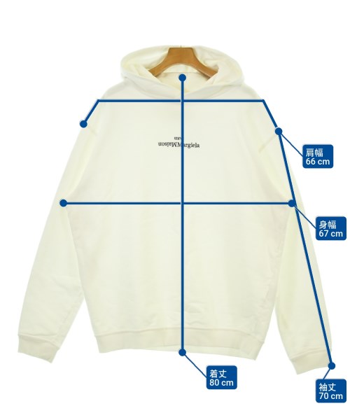 Maison Margiela（メゾンマルジェラ）パーカー 白 サイズ:46(M位) メンズ/2200685150030