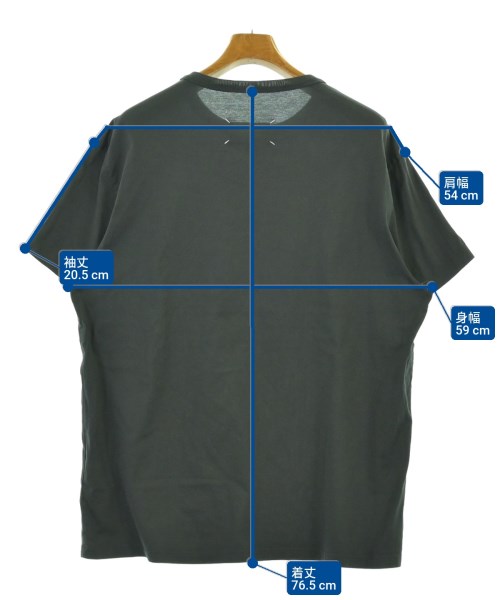 Maison Margiela（メゾンマルジェラ）Tシャツ・カットソー グレー サイズ:52(XXL位) メンズ/2200685150047