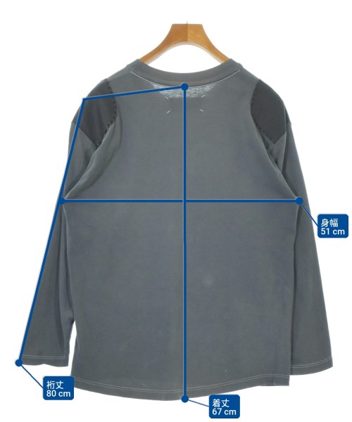 Maison Margiela（メゾンマルジェラ）Tシャツ・カットソー グレー サイズ:M メンズ/2200687759057