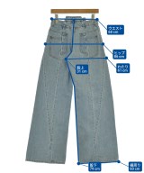 Maison Margiela（メゾンマルジェラ）デニムパンツ 青 サイズ:38(S位) レディース/2200688381059