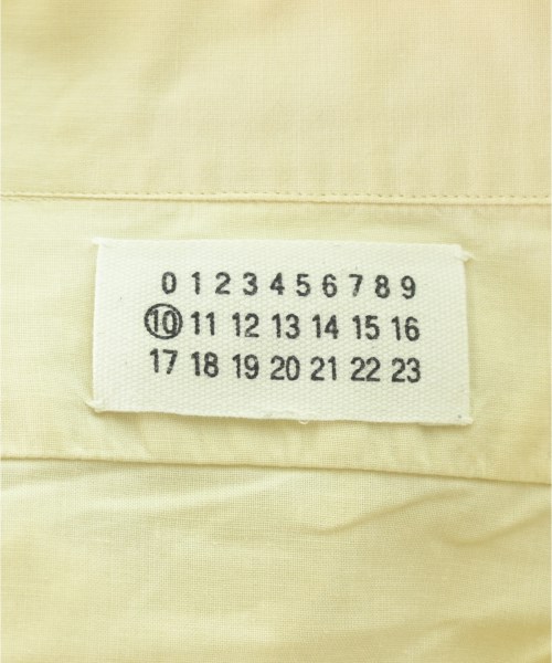 Maison Margiela（メゾンマルジェラ）カジュアルシャツ 黄 サイズ:2(M位) メンズ/2200680054241