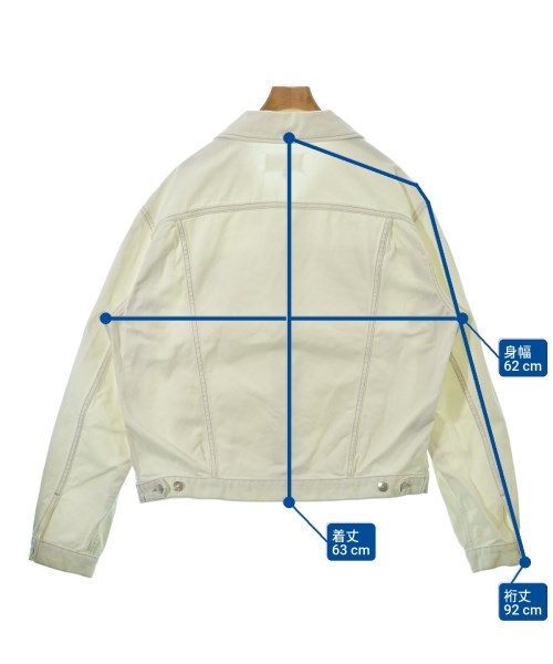 Maison Margiela（メゾンマルジェラ）デニムジャケット 白 サイズ:38(S位) レディース/2200689631016