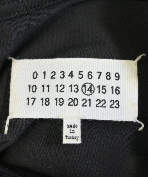Maison Margiela（メゾンマルジェラ）Tシャツ・カットソー 黒 サイズ:48(L位) メンズ/2200690341072