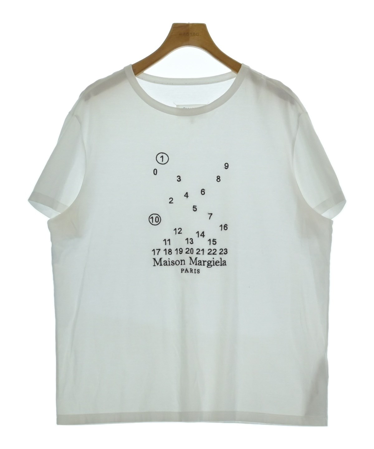 Maison Margiela（メゾンマルジェラ）Tシャツ・カットソー 白 サイズ:L