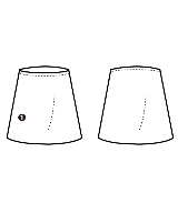 Maison Margiela（メゾンマルジェラ）ひざ丈スカート オレンジ サイズ:38(S位) レディース/2200691070223