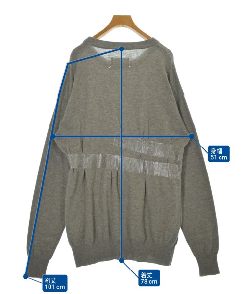 Maison Margiela（メゾンマルジェラ）ニット・セーター グレー サイズ:M レディース/2200689124303