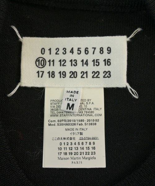 Maison Margiela（メゾンマルジェラ）ニット・セーター 黒 サイズ:M メンズ/2200691728063