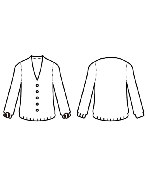 Maison Margiela（メゾンマルジェラ）カーディガン グレー サイズ:M レディース/2200691728544