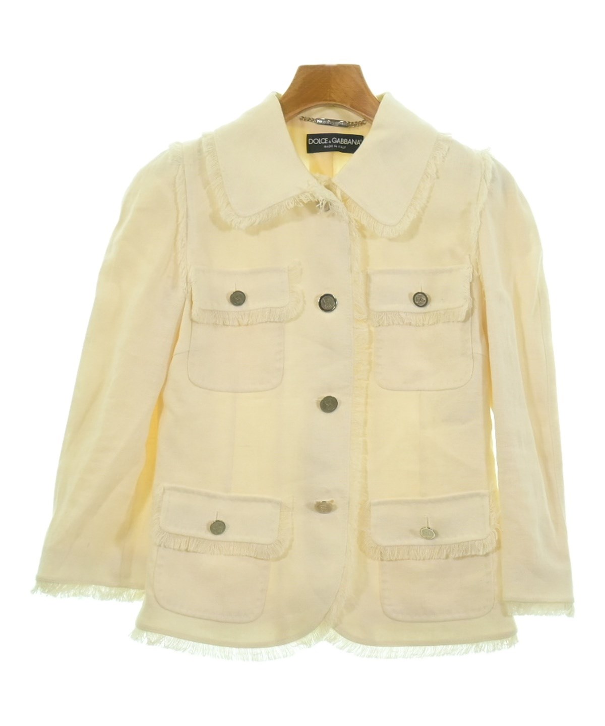 DOLCE&GABBANA カジュアルジャケット 白 2007525A0085 DOLCE&GABBANA カジュアルジャケット 白 2007525A0085