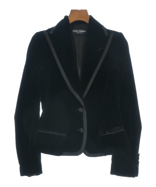 DOLCE&GABBANA（ドルチェアンドガッバーナ）テーラードジャケット 黒 サイズ:36(XS位) レディース/2200620296281