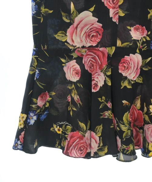 DOLCE&GABBANA（ドルチェアンドガッバーナ）ひざ丈スカート 黒 サイズ:36(XS位) レディース/2200620296328