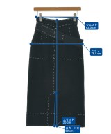 DOLCE&GABBANA（ドルチェアンドガッバーナ）ひざ丈スカート 黒 サイズ:36(XS位) レディース/2200620296403