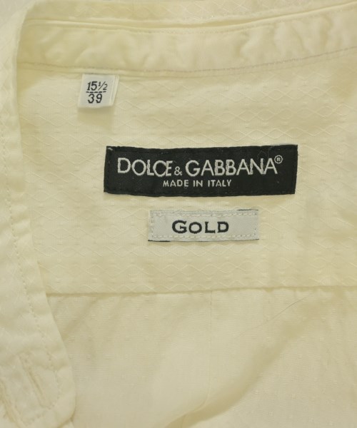 DOLCE&GABBANA（ドルチェアンドガッバーナ）カジュアルシャツ 白 サイズ:39(M位) メンズ/2200635691071
