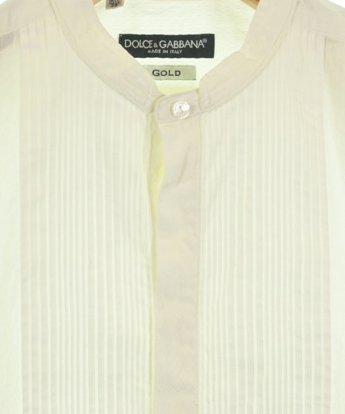 DOLCE&GABBANA（ドルチェアンドガッバーナ）カジュアルシャツ 白 サイズ:39(M位) メンズ/2200635691071