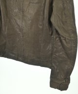 DOLCE&GABBANA（ドルチェアンドガッバーナ）ライダース 茶 サイズ:48(L位) メンズ/2200635985019