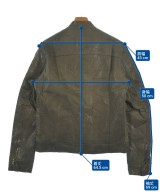 DOLCE&GABBANA（ドルチェアンドガッバーナ）ライダース 茶 サイズ:48(L位) メンズ/2200635985019