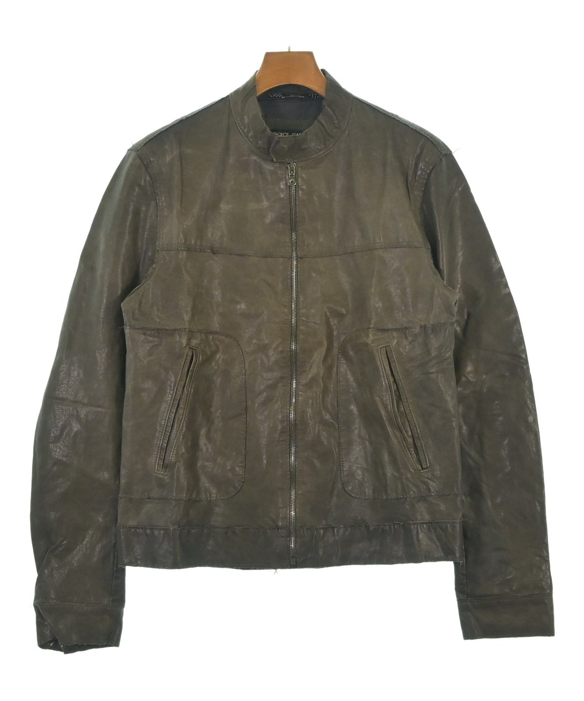 【DOLCE&GABBANA】コーデュロイ/ライダース/size48/Lサイズ/ DOLCE&GABBANA（ドルチェアンドガッバーナ）ライダース 茶 サイズ:48(L