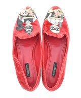 DOLCE&GABBANA（ドルチェアンドガッバーナ）バレエシューズ/オペラシューズ 赤 サイズ:EU37(23.5cm位) レディース/2200630536100