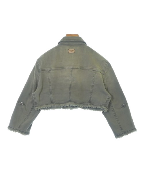 DOLCE&GABBANA（ドルチェアンドガッバーナ）デニムジャケット カーキ サイズ:38(S位) レディース/2200637262026
