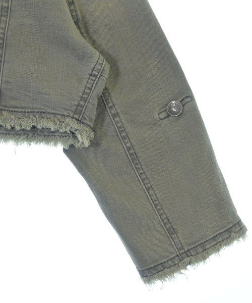 DOLCE&GABBANA（ドルチェアンドガッバーナ）デニムジャケット カーキ サイズ:38(S位) レディース/2200637262026