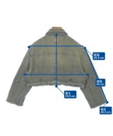 DOLCE&GABBANA（ドルチェアンドガッバーナ）デニムジャケット カーキ サイズ:38(S位) レディース/2200637262026