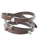DOLCE&GABBANA（ドルチェアンドガッバーナ）ブレスレット・バングル 茶 サイズ:- メンズ/2200526731404