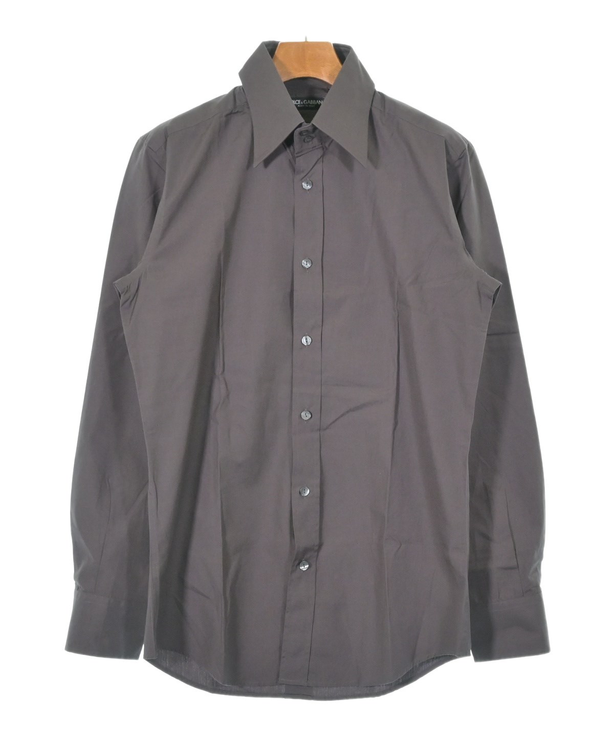 DOLCE&GABBANA（ドルチェアンドガッバーナ）ドレスシャツ 茶 サイズ:39
