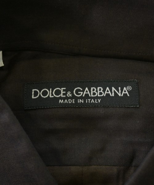 DOLCE&GABBANA（ドルチェアンドガッバーナ）ドレスシャツ 茶 サイズ:41(XL位) メンズ/2200594035589