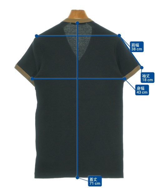 DOLCE&GABBANA（ドルチェアンドガッバーナ）Tシャツ・カットソー 黒 サイズ:48(L位) メンズ/2200594329152