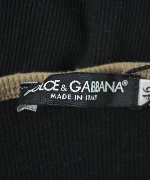 DOLCE&GABBANA（ドルチェアンドガッバーナ）タンクトップ 黒 サイズ:46(M位) メンズ/2200594329534