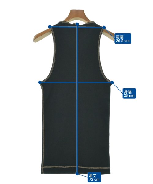 DOLCE&GABBANA（ドルチェアンドガッバーナ）タンクトップ 黒 サイズ:46(M位) メンズ/2200594329534