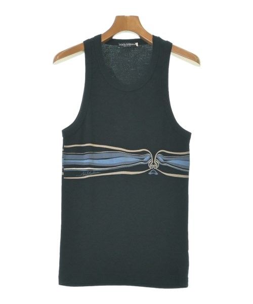 DOLCE&GABBANA（ドルチェアンドガッバーナ）タンクトップ 紺 サイズ:44(S位) メンズ/2200594329565