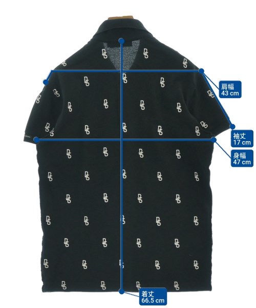 DOLCE&GABBANA（ドルチェアンドガッバーナ）ポロシャツ 黒 サイズ:50(XL位) メンズ/2200637655057