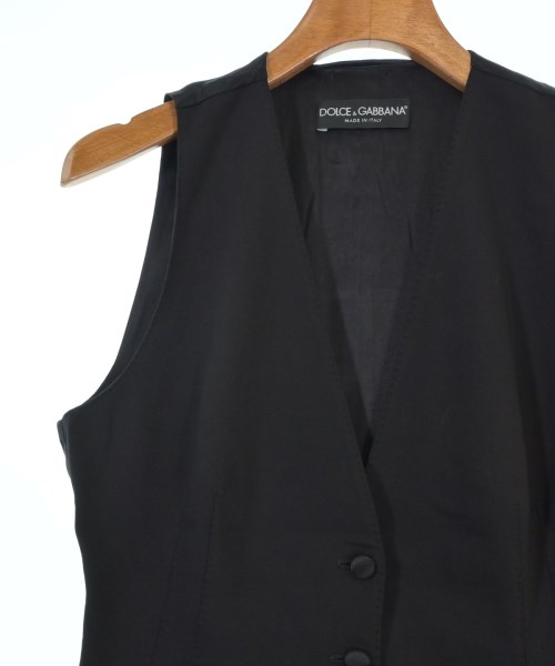 DOLCE&GABBANA（ドルチェアンドガッバーナ）ベスト 黒 サイズ:40(M位) レディース/2200638380019