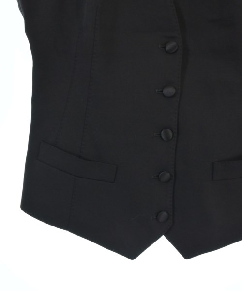 DOLCE&GABBANA（ドルチェアンドガッバーナ）ベスト 黒 サイズ:40(M位) レディース/2200638380019
