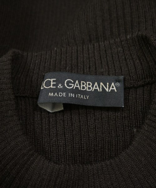 DOLCE&GABBANA（ドルチェアンドガッバーナ）ニット・セーター 茶 サイズ:48(L位) メンズ/2200640521257