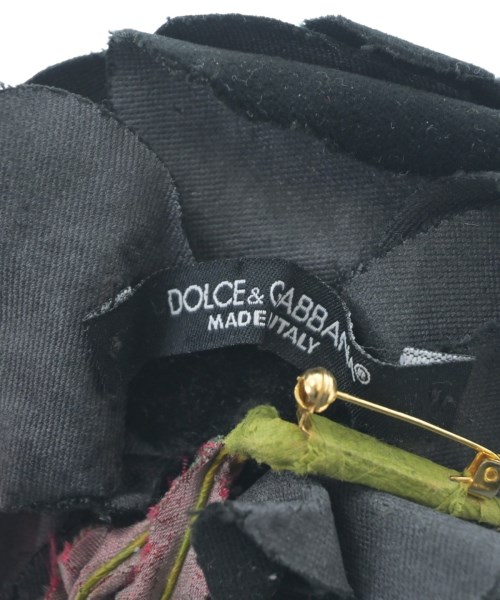 DOLCE&GABBANA（ドルチェアンドガッバーナ）ブローチ・コサージュ 黒 サイズ:- レディース/2200627501807