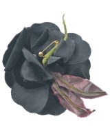 DOLCE&GABBANA（ドルチェアンドガッバーナ）ブローチ・コサージュ 黒 サイズ:- レディース/2200627501807